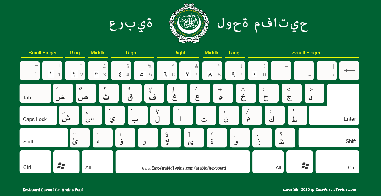 keyboard with green background (1280px by 659px)
